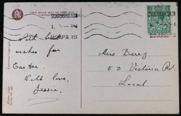 UK women’s suffrage and fashion postcard 1915 by Underwood (Reinthal)