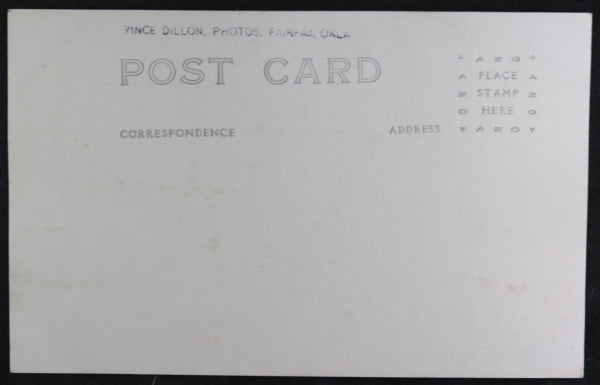 USA Oklahoma photo postcard young aboriginal dancers Ranch 101 c.1920s