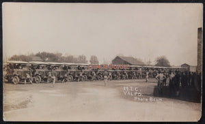 USA WW1 photo Motor Transport Corps training camp Valparaiso IN