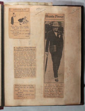 USA 1931-32, personal scrapbook of J.C. Cooley, polo writer and rider