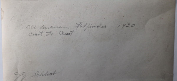 USA photo Curtiss biplane, part of ‘All American Pathfinders’ c. 1920