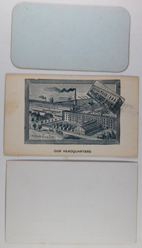 USA three early 1900s Fire related business cards (NY, PA, KY)