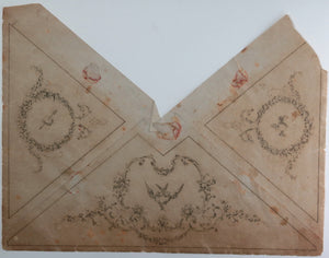 USA fancy envelope Eliza Lamb Norwich CT pre-1850