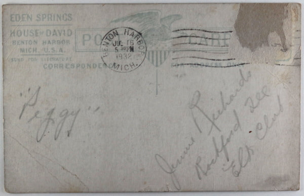 USA lot of 4 House of David baseball items c. 1930s