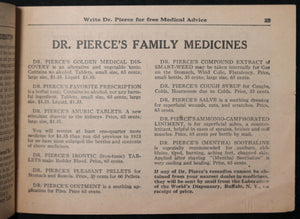 USA pamphlet ‘America in the Air’, Dr. Pierce's 'medicines' c. 1928 