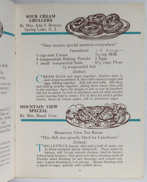 USA pamphlet ‘Secret Recipes of Famous Tea Rooms' c. 1930