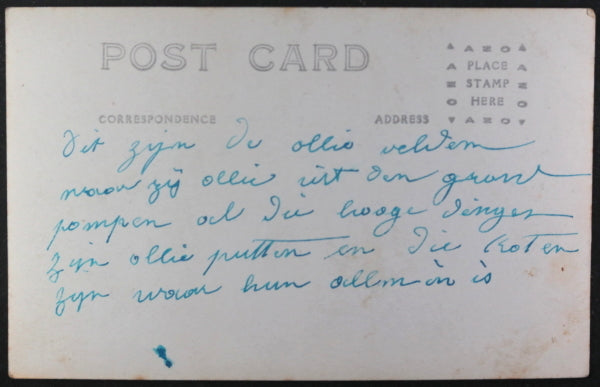 USA photo postcard of Big Muddy oil camp Wyoming c.1910s