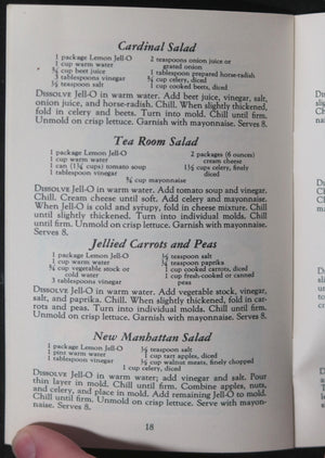 USA three JELL-O recipe pamphlets 1922-32