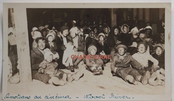 USA two photos Native Americans Wood River Illinois, early 1900s