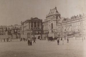 Versailles et Place de la Concorde, photos argentiques c. 1890