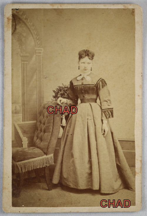 Victorian CDV Elizabeth Reisbridger of Kingston Ontario May 1870