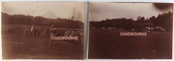 WW1 1917 Aisne France 6 photos Americans of Réserve Mallet’s July 4th