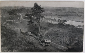 WW1 1917 photo postcards Witley Camp UK Canadian soldier 104th Bttn.