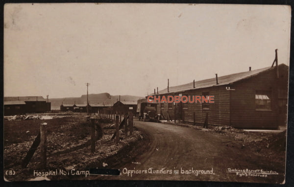 WW1 4 photo postcards Yatesbury Aerodrome Wiltshire England c. 1918
