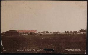 WW1 4 photo postcards Yatesbury Aerodrome Wiltshire England c. 1918