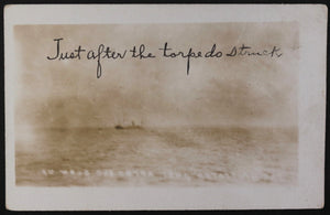 WW1 August 1917 torpedoed UK ship Spectator, rescue by USS Paulding