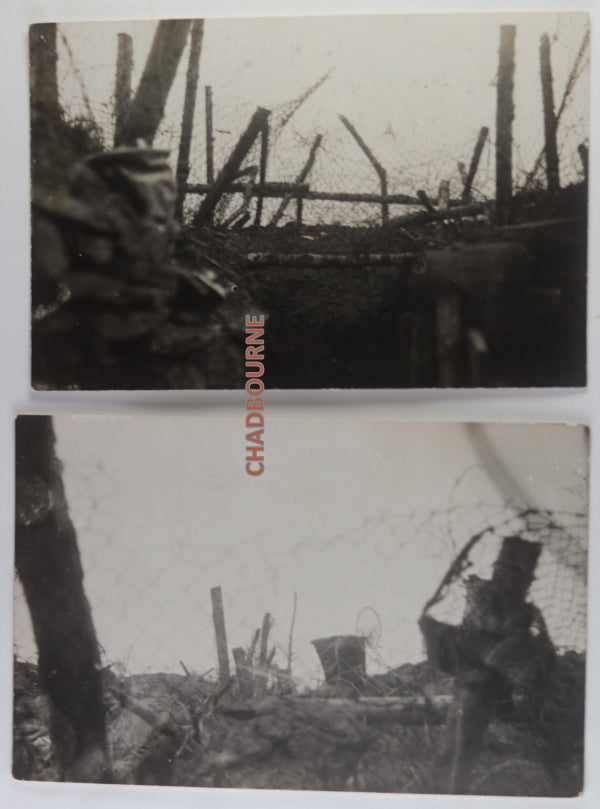 WW1 France photos German trenches near Ban-de-Sapt (Vosges) c.1915