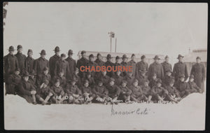 WW1 USA photo postcard soldiers 152nd D.B. Camp Upton NY c. 19171/8