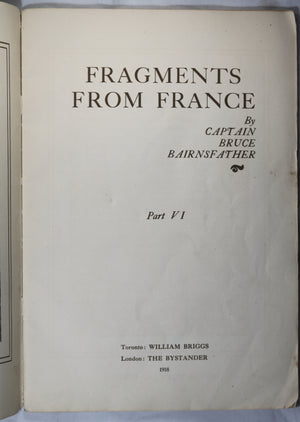 WW1 'Fragments from France Part Six' cartoons 1918