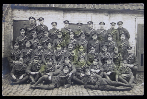 WW1 RPPC photo postcard Canadian Field Artillery in France WW1 RPPC photo postcard Canadian Field Artillery in France