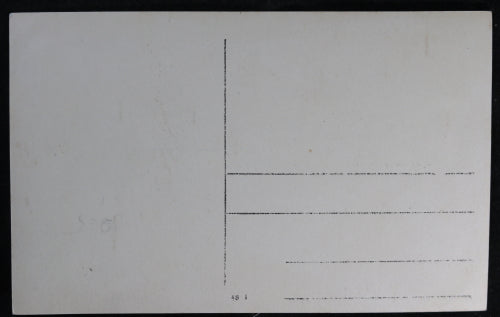 WW1 RPPC postcard photo of crashed German biplane