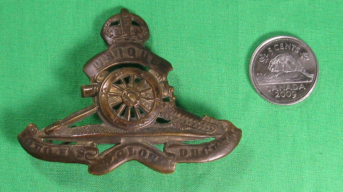 WW1 Royal Artillery cap badge
