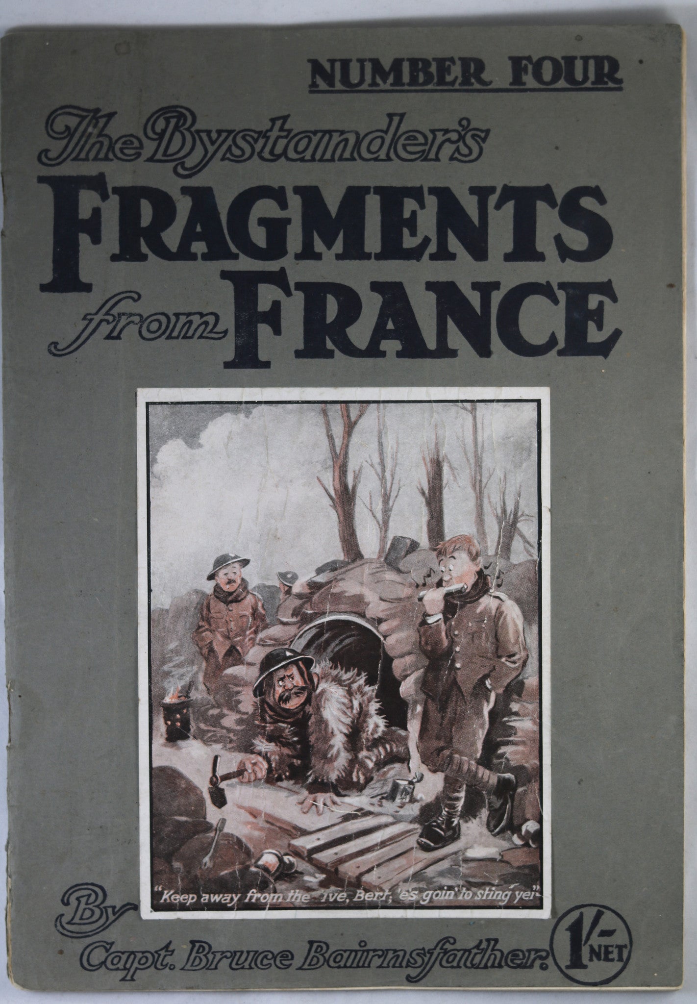 WW1 'The Bystander’s Fragments from France Number Four’ cartoons 1918