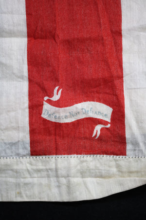 WW1 UK patriotic handkerchief with slogans