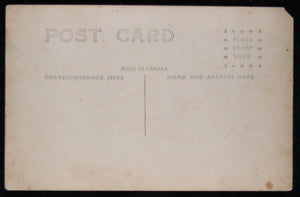 WW1 era photo postcard Camp Borden Ontario troop review