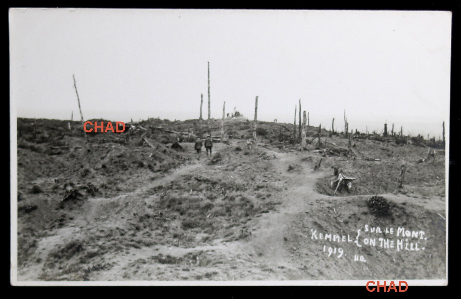 WW1 lot of three photo postcards Belgium 1919