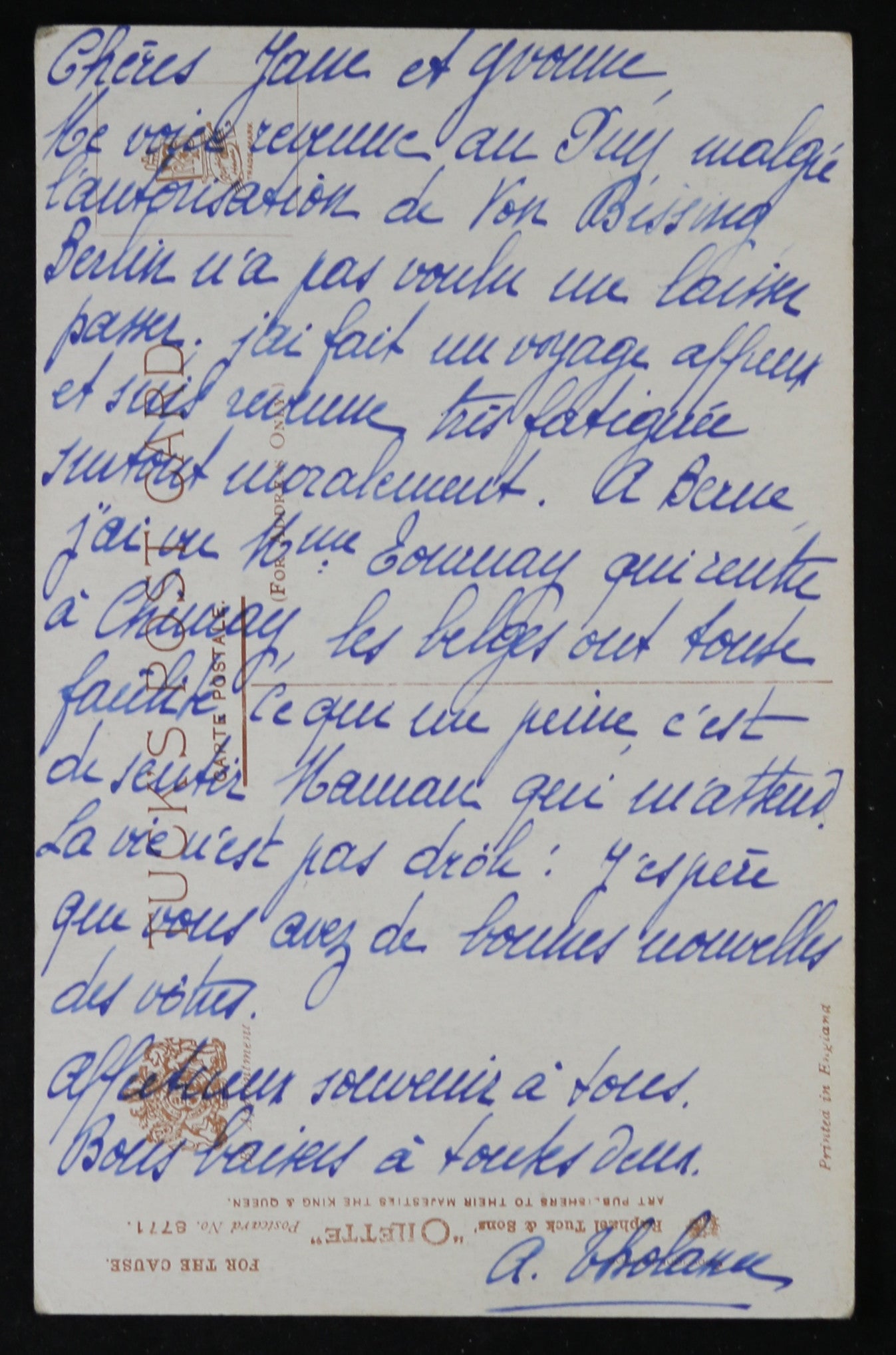 WW1 patriotic postcard ‘I’ve come to help our Belgian Boys’ @1916