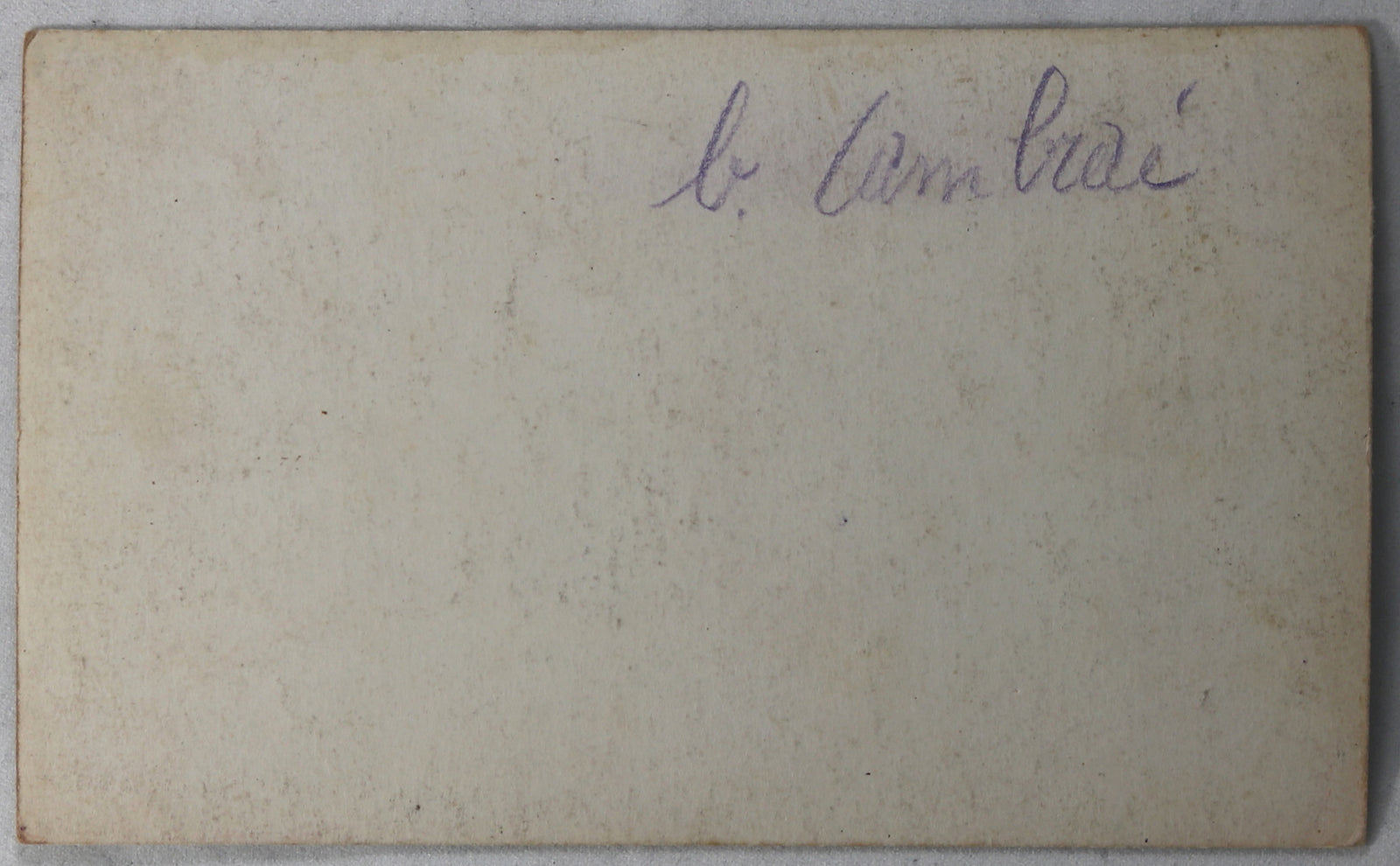 WW1 photo German soldier beside English tank Cambrai @1917