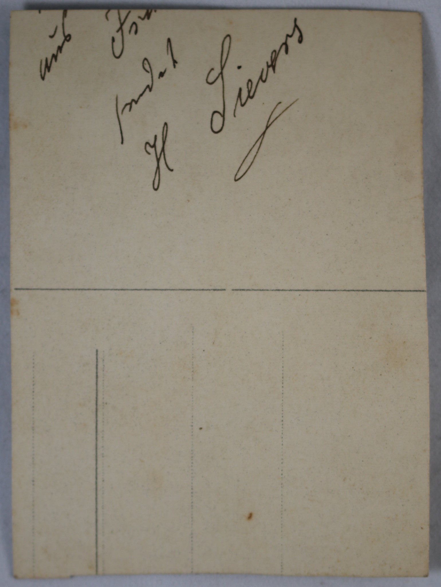 WW1 photo of German biplane fighter in flight #2