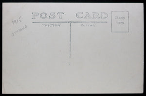 WW1 set of three photo postcard of CEF troops, Ottawa Canada