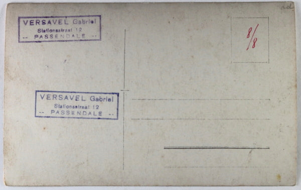 WW1 photo of German military cemetery near Poelkapelle Begium