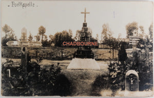 WW1 photo of German military cemetery near Poelkapelle Begium
