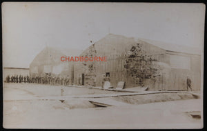WW1 photo postcard U.S. 140th Regiment France – Salvation Army canteen