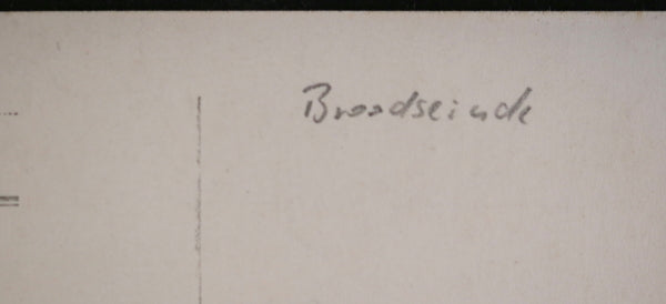 WW1 photo postcard road side cemetery near Broodseinde Belgium c.1917