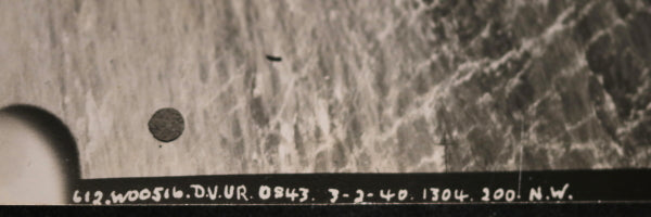 WW2 1940 photo of UK minesweeper HMS Sphinx after bomb hit