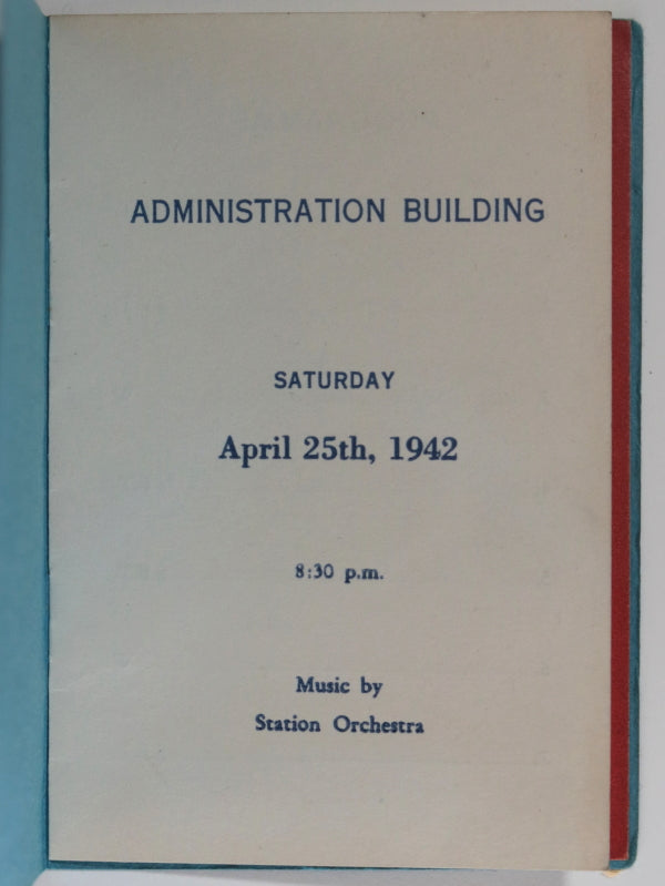 WW2 1942  RCAF Squadron Dance ITS School #4 Edmonton