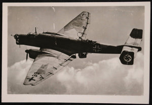 WW2 Schaller propaganda photo of German Junkers Ju 86 K plane