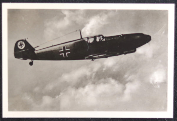 WW2 Schaller propaganda photo of German Messerschmitt Me 109 fighter