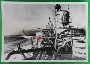 WW2 1941 Photo German destroyers against the soviet fleet  Torpilleurs allemands