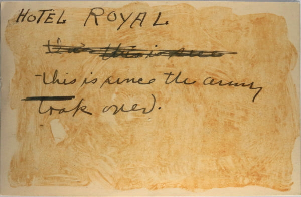 WW2 1945 photo card 508th Parachute (‘Red Devils’) Lake Geneva France