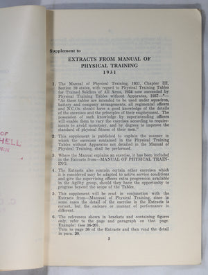 WW2 Canadian Army physical training manual