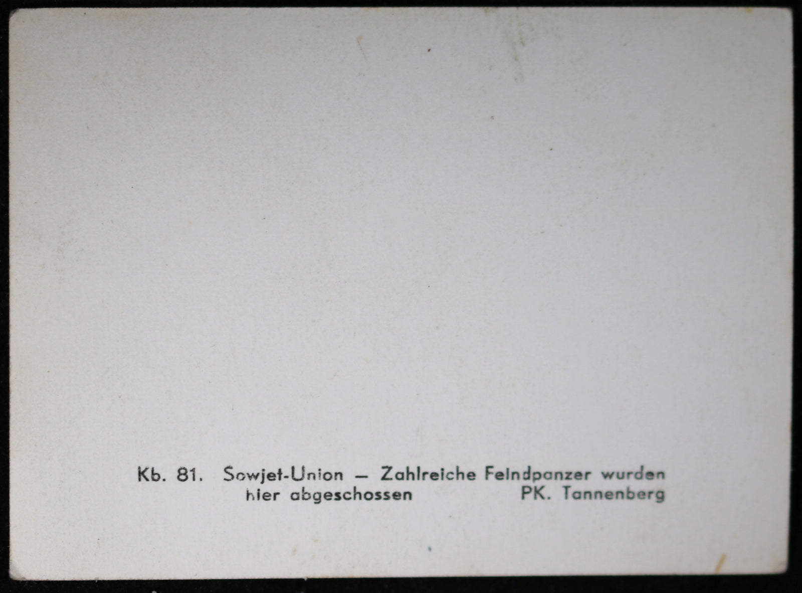 WW2 German propaganda photo smoking Russian tank @1942