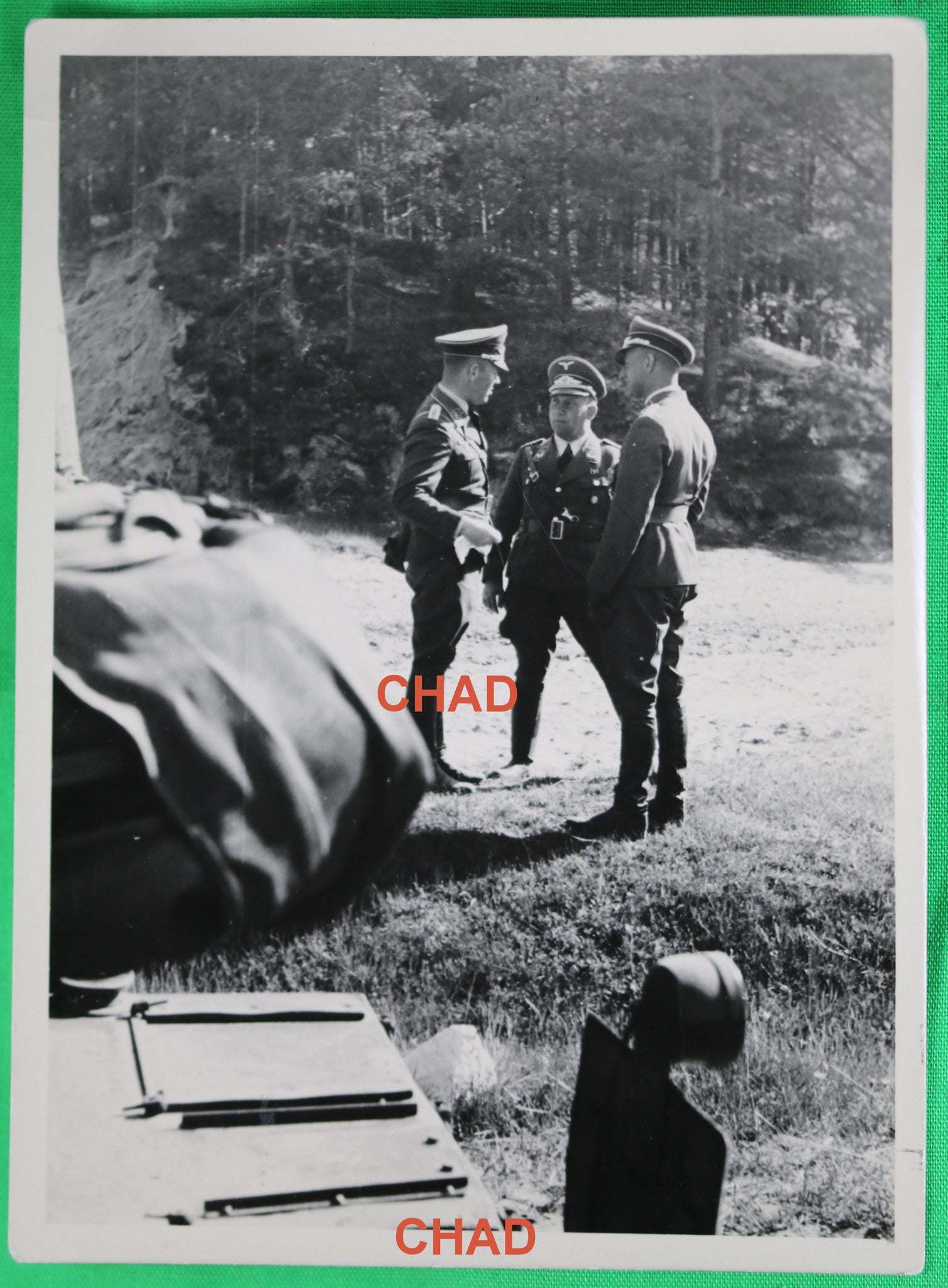 WW2  Guerre 39-45 photo three German Luftwaffe officers
