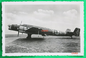 WW2 Propaganda photo German Junkers JU 86 on tarmac
