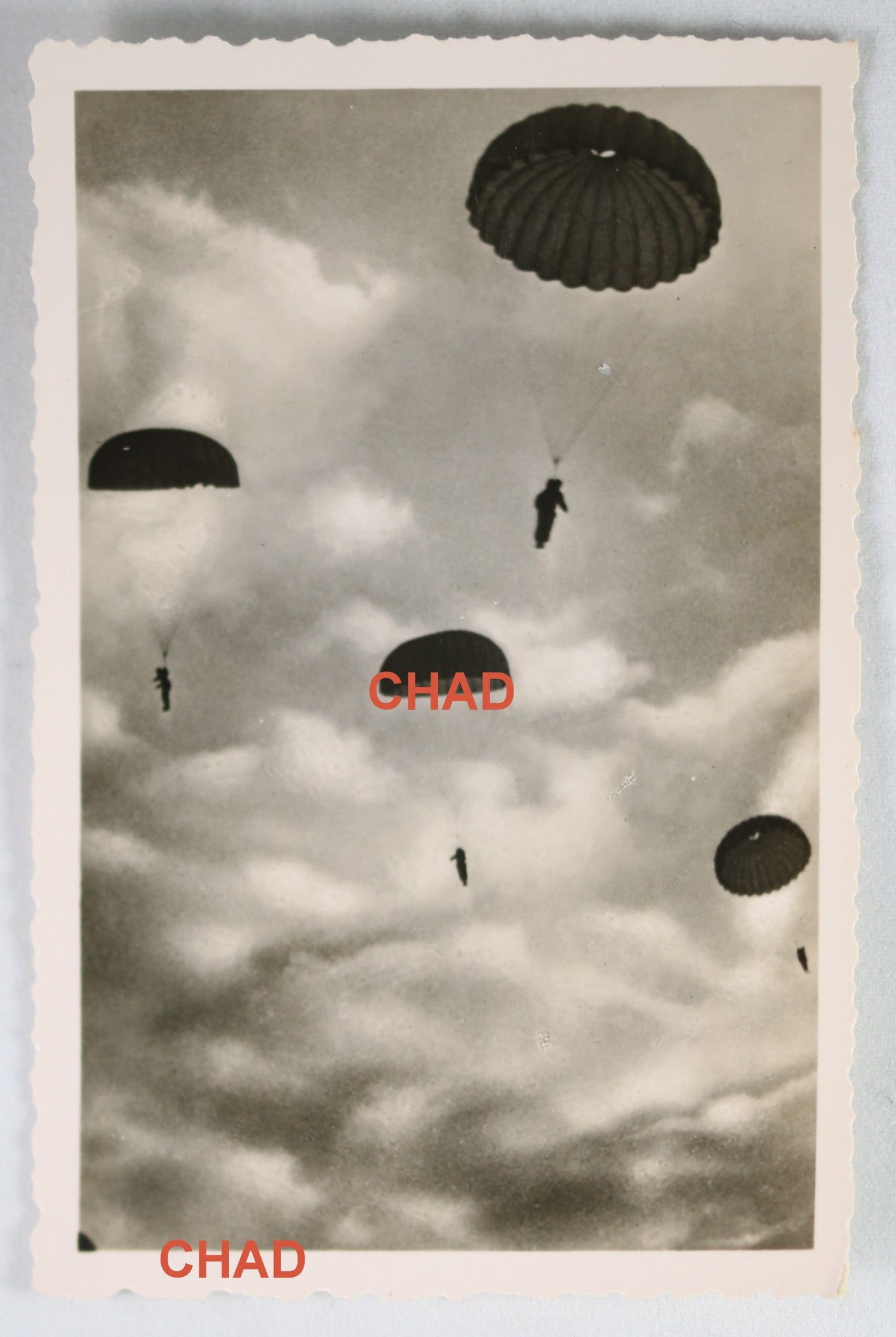 WW2 Propaganda photo German parachutists