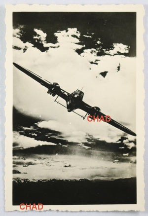 WW2 Propaganda photo German Dornier Do 215 bomber banking